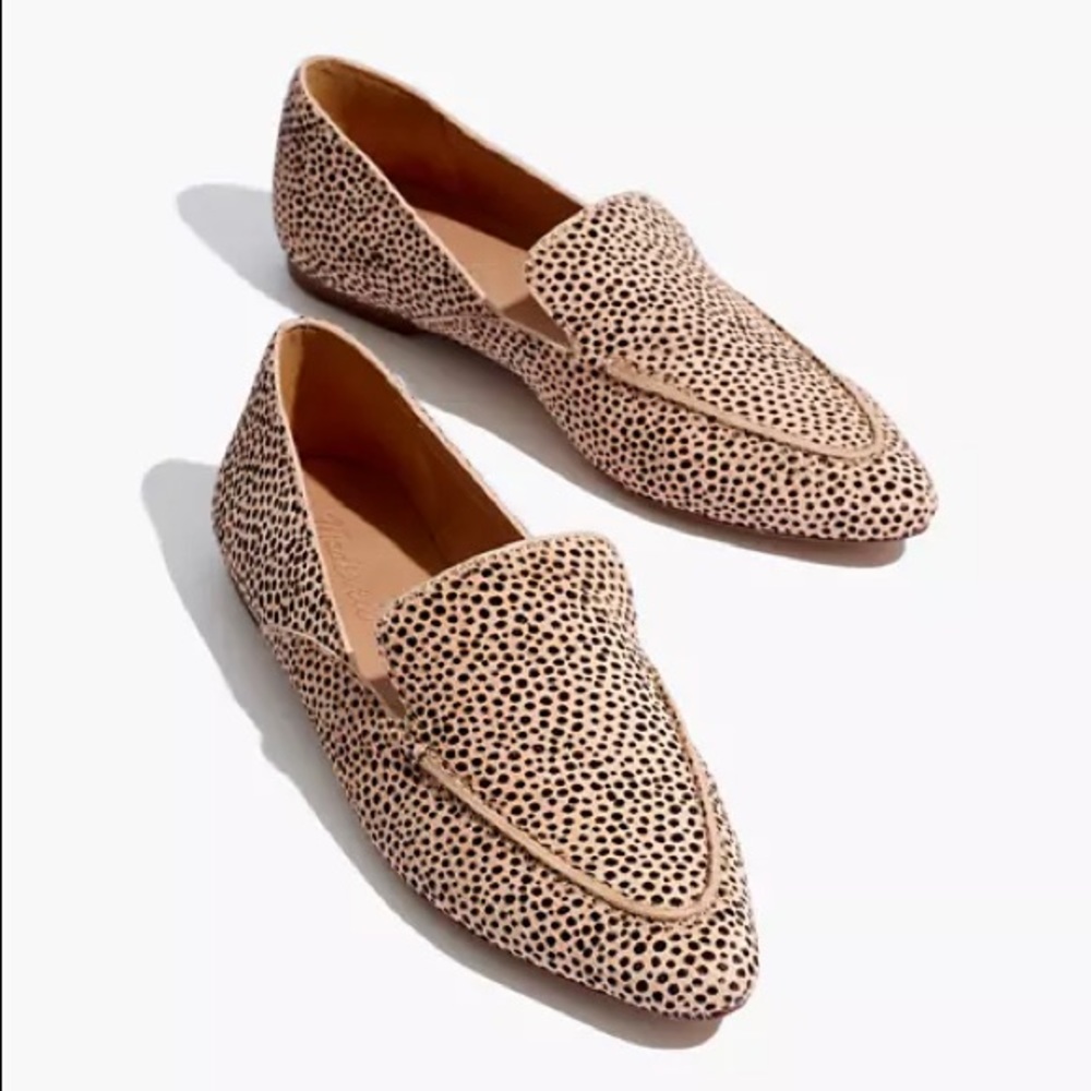 Madewell Frances Skimmer in Spotty Calf Hair